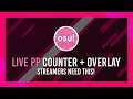 How to get a Live PP Counter & Graph + Stream overlay | Osu! Tutorial
