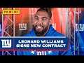 Leonard Williams on His Excitement After Signing New Deal | New York Giants