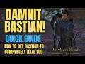 Leveling ESO Companion Rapport: How to get Bastian to hate you