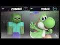 Super Smash Bros Ultimate Amiibo Fights – Steve & Co #37 Zombie vs Yoshi