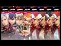 Super Smash Bros Ultimate Amiibo Fights   Terry Request #94 FE Girls & Inkling vs Terry army