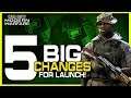 Top 5 Gameplay Changes to Expect for Launch! (Modern Warfare Leaks)
