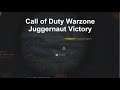Call of Duty Warzone - Juggernaut Victory