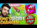 Every SECRET Patch Change Epic DIDN'T Want You To Know! (Fortnite Battle Royale)