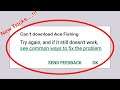 How To Fix Can't Download Ace Fishing Error On Google Play Store Problem Solved