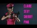 Resident Evil 2 Remake Claire Redfield Sheriff Pink Uniform