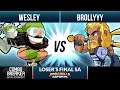 Wesley vs Brollyyy - Loser's Final - Combo Breaker 2020 - 1v1 SA