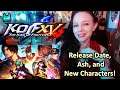 Ash, New Girls, Rollback and More! The King of Fighters XV Official Release Date Trailer Reaction!