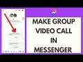 How to Make Group Video Call in Messenger | Messenger Group Video Call