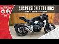 Suspension Setting on the Honda CB1000R Neo Sports Cafe