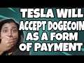 Tesla Will Accept Dogecoin As A Form Of Payment For Merchandise