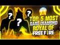 TOP 5 MOST RARE DIAMOND  ROYAL BUNDLES OF FREE FIRE 🔥