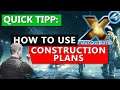 Construction Plans How To Use Them X4 Foundations - Import & Export - Quick Tipp - Captain Collins