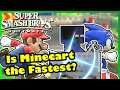How fast is the Minecart in Smash? - Super Smash Bros Ultimate