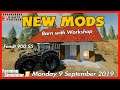 New Mods fs19 Fendt 900 S5,Barn with Workshop #farmingsimulator #fs19modsreview