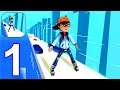 Roller Skating Run - Gameplay Part 1 All Levels 1-10 (Android, iOS)