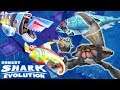 SHARKINATOR + ROBO + SHARKELEON vs CRAB BOSS!!! (HUNGRY SHARK EVOLUTION)