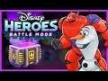 Disney Heroes Battle Mode! BAYMAX AND OLAF TEAM UP! Gameplay Walkthrough