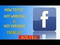 Fix "Facebook" App Not Working Problem in Android | Facebook App Not Opening Problem Solved