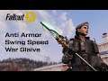 Fallout76 Steel Dawn Weapon Spotlight - Anti Armor Swing Speed War Glaive
