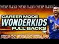 FIFA 22 CAREER MODE WONDER KIDS: FULL BACKS (RB/LB)