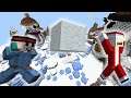 Weglopen van de Sneeuwman! | Minecraft Snowman Survival