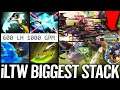 🔥 WTF Biggest Stack Ever - iLTW Terrorblade Hex Fast Farm 100% Counter Storm 1K GPM Dota 2 Pro Carry