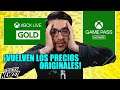 Xbox Live Gold: Vuelven los PRECIOS ORIGINALES - GOLD ya no necesario para F2P