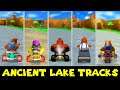 All Ancient Lake Tracks in Diddy Kong Racing & Mario Kart! (Evolution of / Mods)