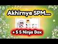 Gajian SPM dan 5 S Ninja Box |Ninja Heroes|Ninja Heroes 2021|FlyinMoney