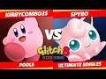 Glitch 8 SSBU - Spyro  (Jigglypuff) Vs. Kirbycombo35 (Kirby) Smash Ultimate Tournament Pools