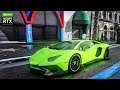 GTA V: Lamborghini Aventador SV - Real Life V12 ENGINE SOUND Mod - Ray Tracing Graphics 🔥 RTX 3080