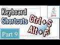 How to Make Notepad in Java (9/8) - Keyboard Combination Shortcut
