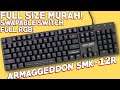Low Profile Mechanical Keyboard Full Size MURAH! - Review Armaggeddon SMK-12R!