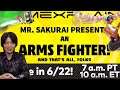 Smash Bros. DLC Reveal Incoming! Sakurai to Showcase ARMS Fighter in 35 Min Presentation!