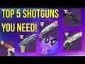 Top 5 Shotguns You NEED Right Now - Destiny 2 Season Of Opulence