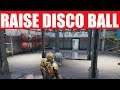 Dance with others to raise the disco ball in an icy airplane hanger - Fortnite Location