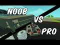 NOOB vs PRO Sumo BattleBots! 15 Minute Scrap Mechanic Build Challenge!