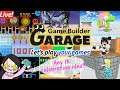 Playing your games (+codes) & thank you so much for 1k subs | Game Builder Garage Live