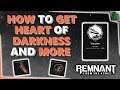 Remnant From the Ashes - How to get the Heart of Darkness, Rusted Amulet & Acid Cleaned Keys