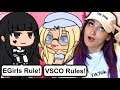 VSCO Girls vs eGirls | Weird Gacha Life Story Reaction