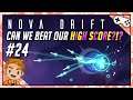 CAN WE BEAT OUR HIGH SCORE WITH ANTIMATTER ROCKETS? | Let's Play Nova Drift | Part 24