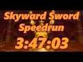 Skyward Sword Any% Speedrun in 3:47:03