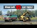Snowrunner Khan Lo4f vs CAT TH357 | New & Unreleased vehicle