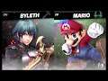 Super Smash Bros Ultimate Amiibo Fights – Byleth & Co Request 4  Byleth vs Mario