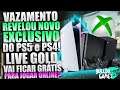 VAZAMENTO Revelou Novo EXCLUSIVO DO PS5 e PS4!!! Xbox LIVE GOLD Grátis PARA TODO MUNDO Entenda