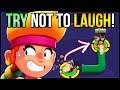 You LAUGH You LOSE - BRAWL STARS Funny Moments #3!