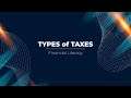 TYPES of TAXES  |  TEKS 5.4E & 5.4F  |  Terran Protection Force