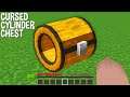 Never OPEN this CURSED CYLINDER CHEST in Minecraft