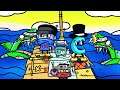 We Built a Raft out of Garbage and Punched Sharks in Trash Sailors!